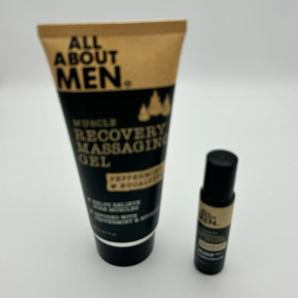 All About Men Muscle recovery‎ massaging gel &essential oil roller